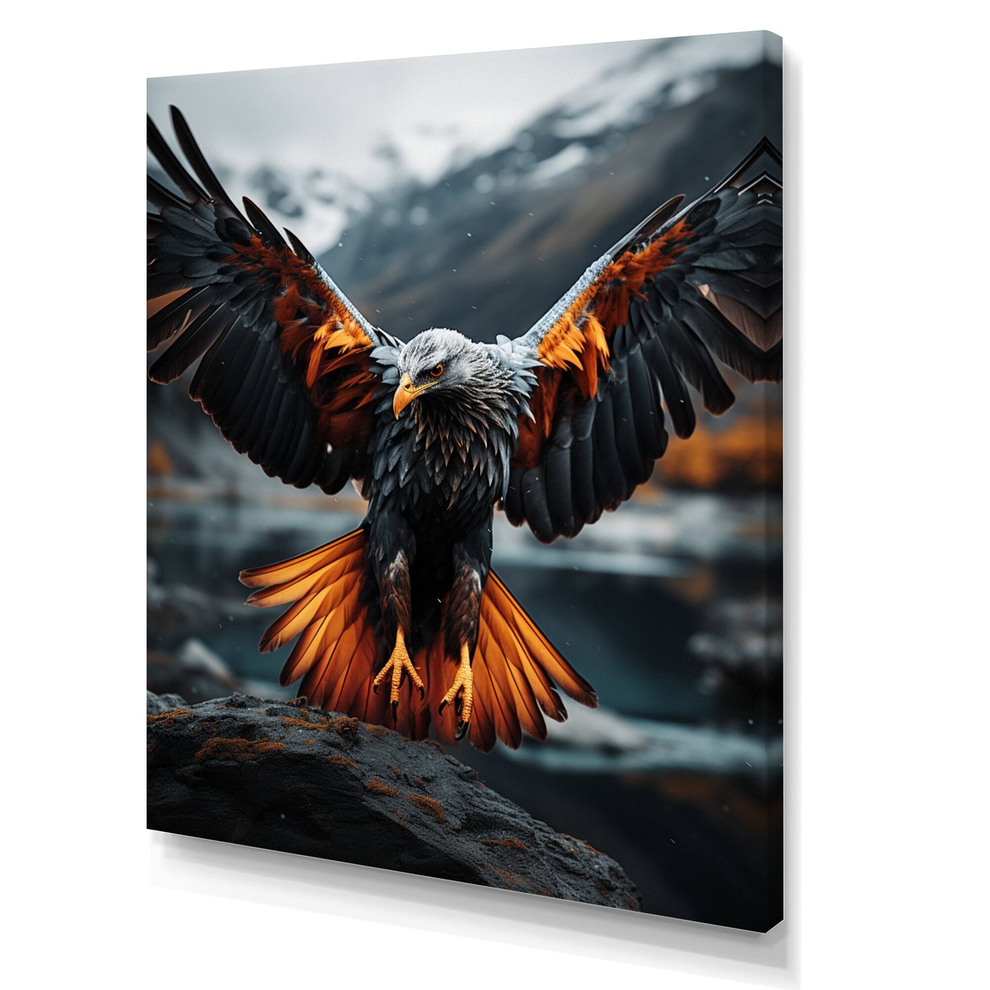 Designart "Alaska Arctic Wingspan I" Alaska Wall Decor Bed Bath